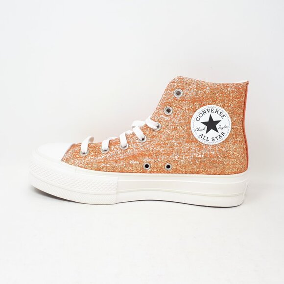 Converse Chuck Taylor All Star Lift Hi Platform Shoe Sneaker Clay Womens US Size - Picture 2 of 12